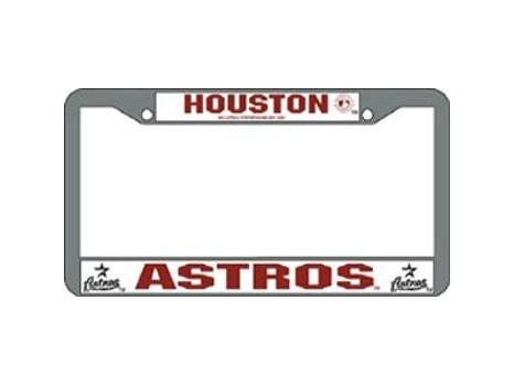 Picture of Houston Astros License Plate Frame Chrome