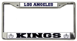 Picture of Los Angeles Kings License Plate Frame Chrome