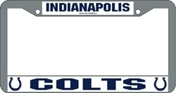 Picture of Indianapolis Colts License Plate Frame Chrome