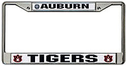 Picture of Auburn Tigers License Plate Frame Chrome