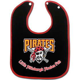 Picture of Pittsburgh Pirates Baby Bib - Two-Toned Snap