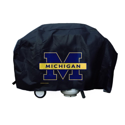 Picture of Rico Tag Industries 138614 Michigan Wolverines Deluxe NCAA Grill Cover