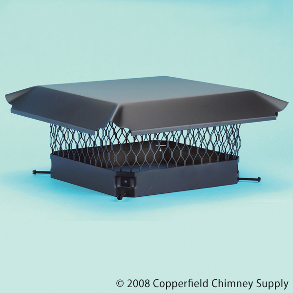 Picture of HY-C COMPANY 05103 9 in. x 13 in. Hy-C Black Chimney Cap
