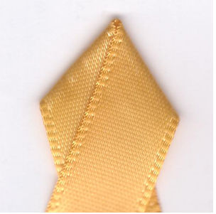 Picture of Papilion R074300060660100Y .25 in. Single-Face Satin Ribbon 100 Yards - Yellow Gold