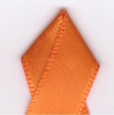 Picture of Papilion R074300060668100Y .25 in. Single-Face Satin Ribbon 100 Yards - Tangerine