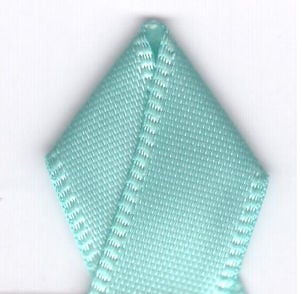 Picture of Papilion R074300090314100Y .38 in. Single-Face Satin Ribbon 100 Yards - Aqua