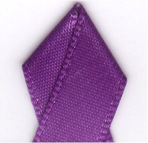 Picture of Papilion R074300090465100Y .38 in. Single-Face Satin Ribbon 100 Yards - Purple