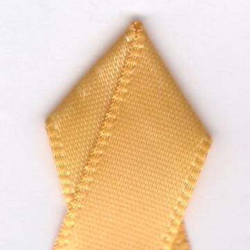 Picture of Papilion R074300160660100Y .63 in. Single-Face Satin Ribbon 100 Yards - Yellow Gold