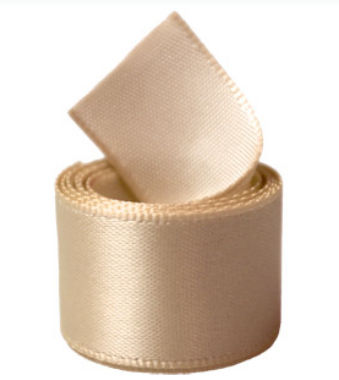 Picture of Papilion R07430538082650YD 1.5 in. Single-Face Satin Ribbon 50 Yards - Raw Silk
