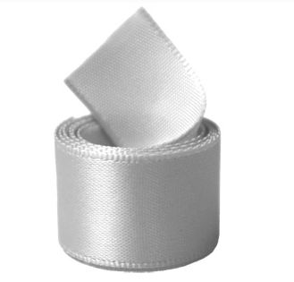 Picture of Papilion R074400090007100Y .38 in. Double-Face Satin Ribbon 100 Yards - Shell Grey