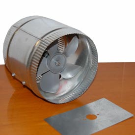 Picture of Acme Miami 9008 8 in. Duct Booster - 380 CFM - Silver