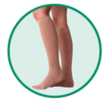 Juzo Dynamic 40-50 mmHg Full Foot Knee High Short Compression Socks (2 Short
