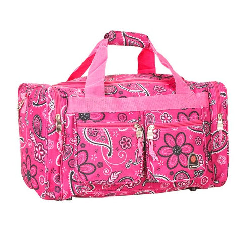PTB419-PINK BANDANA 19 in. Tote Bag