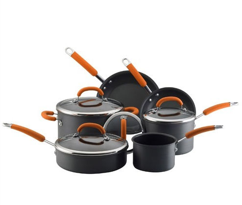 Picture of Rachael Ray 87375 10 Piece Hard Anodized II Cooking Set