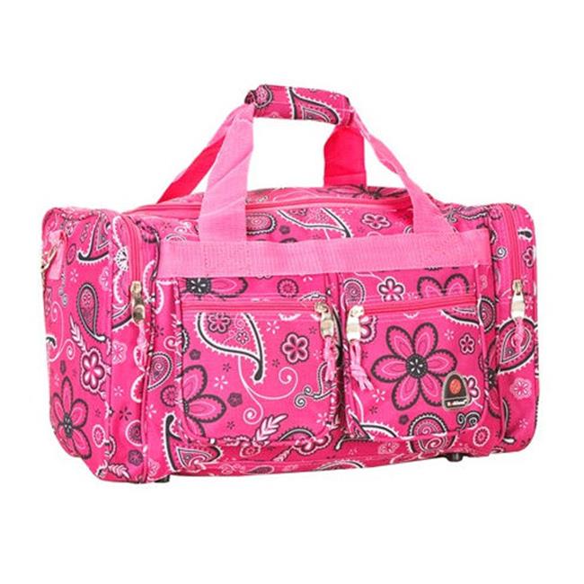 Rockland PTB419-PINK BANDANA 19 in. Tote Bag Rockland