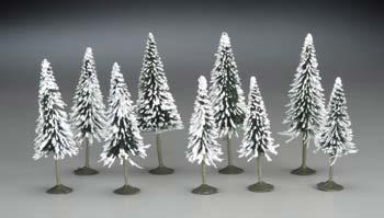 Picture of Bachmann BAC32102 N 3 in.- 4 in. Pine Trees with Snow - 9