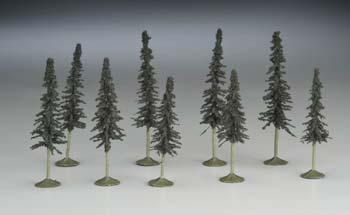 Picture of Bachmann BAC32103 N 3 in.- 4 in. Conifer Trees - 9