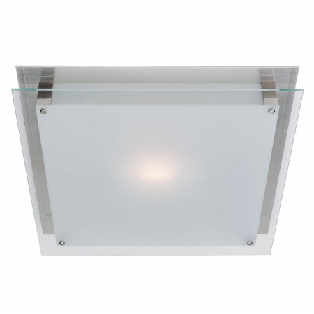 Picture of Access Lighting 50030-BS-FST Vision 1 Light Wall Fixture or Flush-Mount - Brushed Steel
