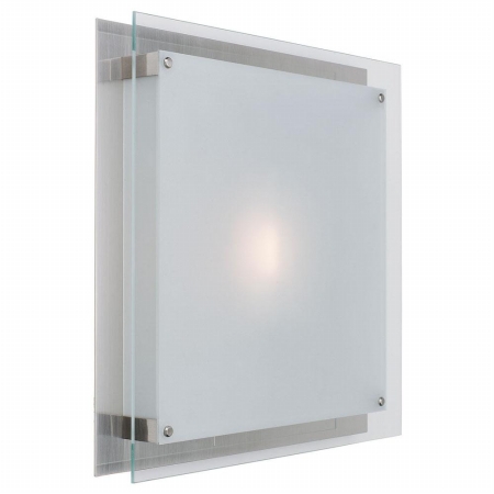 Picture of Access Lighting 50031-BS-FST Vision 1 Light Wall Fixture or Flush-Mount - Brushed Steel