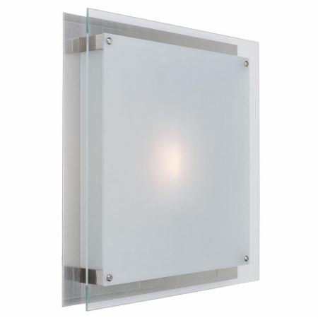 Picture of Access Lighting 50032-BS-FST Vision 2 Light Wall Fixture or Flush-Mount - Brushed Steel