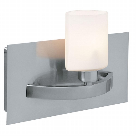 Picture of Access Lighting 53301-BS-OPL Cosmos 1 Light Opal Glass Wall and Vanity - Brushed Steel