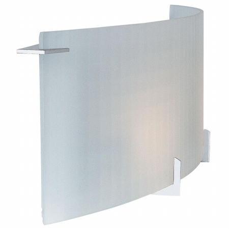 Picture of Access Lighting 62052-CH-CKF Oxygen 25.25&apos;&apos; 2 Light Checkered Frosted Glass Wall and Vanity - Chrome