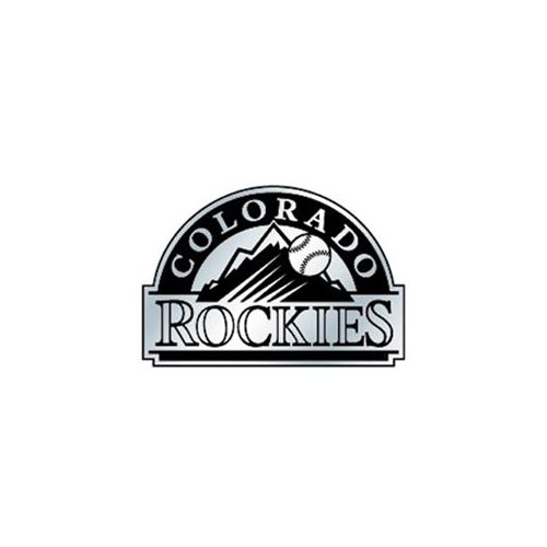 Picture of Colorado Rockies Auto Emblem Silver Chrome Special Order