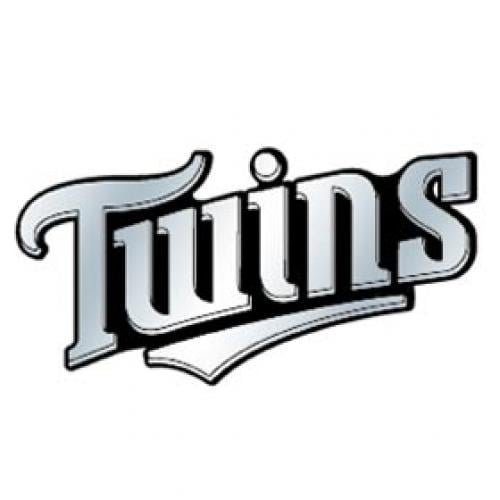Picture of Minnesota Twins Auto Emblem Silver Chrome Special Order