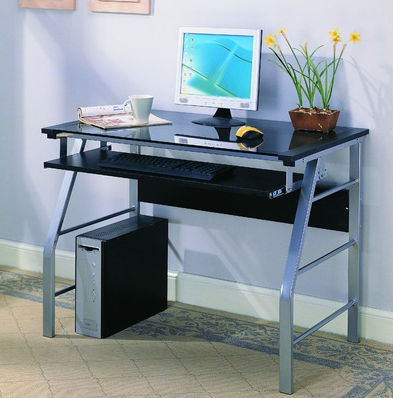 Picture of InRoom 2950 Computer Desk - Silver