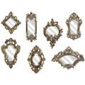 Home Decor Improvements 52977-7 Loletta Victorian Inspired Mirrors - Set of 7 Home Decor Improvements 52977-7 Loletta Victorian Inspired Mirrors - Set of 7