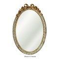 HMH 5075AG Oval with Bow Mirror-Antique Gold HMH 5075AG Oval with Bow Mirror-Antique Gold