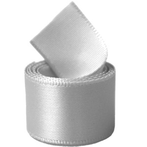 Picture of Papilion R074300060007100Y .25 in. Single-Face Satin Ribbon 100 Yards - Shell Grey