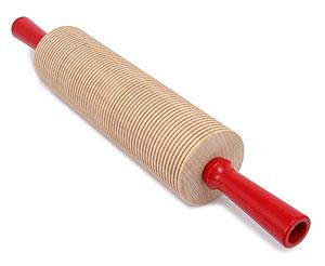 Picture of Bethany Housewares 420 Lefse Rolling Pin - Corrugated