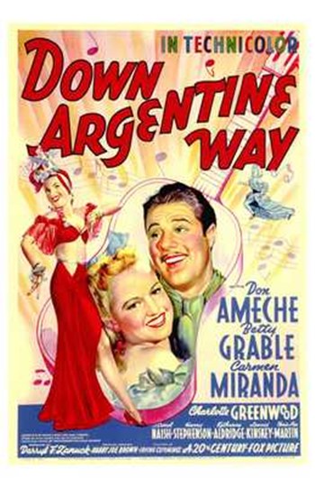 Liebermans MOV143607 Down Argentine Way - Poster 11x17