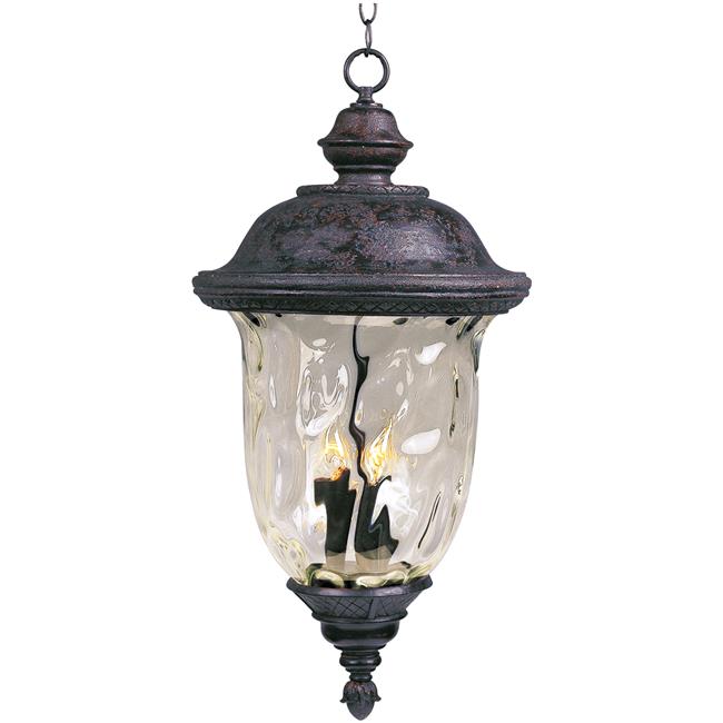 Maxim Lighting 3428WGOB Carriage House DC 28 H 3-Light Outdoor Hanging Lanter...