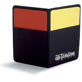 Picture of Tandem Sport TSCARDS Penalty Cards with These Red and Yellow Cards