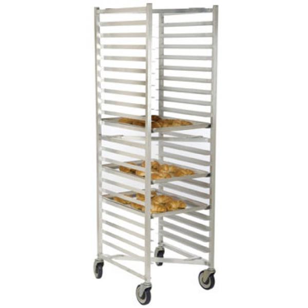 Picture of FocusFoodService FAZNBR20 Welded End-Load Aluminum Z Rack