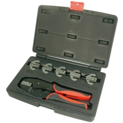 Picture of Astro Pneumatic AST9477 Professional Quick Change Ratcheting Crimping Tool Set - 7 Pieces