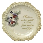 Picture of IWGAC 049-60028 Elegant Ceramic Decorative Plate May Friends You Love