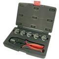 Astro Pneumatic AST9477 Professional Quick Change Ratcheting Crimping Tool Set - 7 Pieces Astro Pneumatic AST9477 Professional Quick Change Ratcheting Crimping Tool Set - 7 Pieces