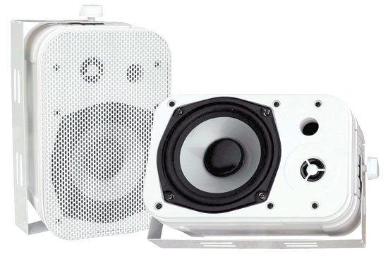 Picture of PyleHome PDWR40W 5.25 in. Indoor-Outdoor Waterproof Speakers - White