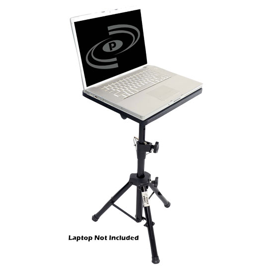PLPTS2 Pro DJ Laptop Tripod Adjustable Stand for Notebook Computer
