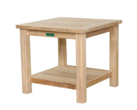 Andersonteak TB-222S 22 in. Square 2-Tier Side Table
