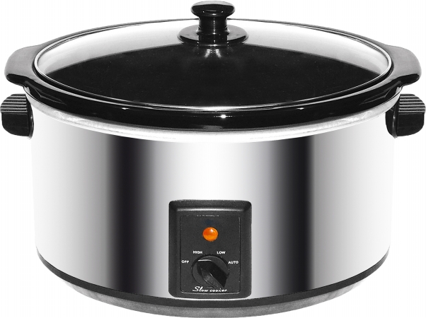 Picture of Brentwood SC-170S 8 Quart Slow Cooker - Stainless Steel Body