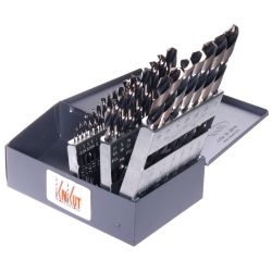 Fractional Jobber Length Drill Bit Set - 29 Pieces