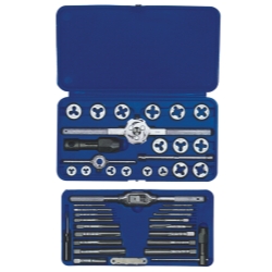 Picture of Hanson HAN24606 Machine Screw-Fractional Tap and Die Super Set - 41 Pieces