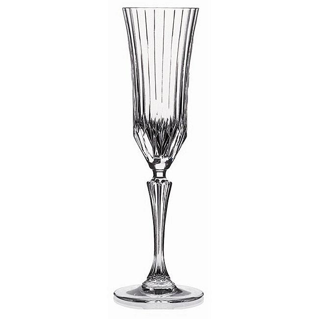 Lorenzo Import 242970 RCR Adagio Crystal Champagne glass set of 6