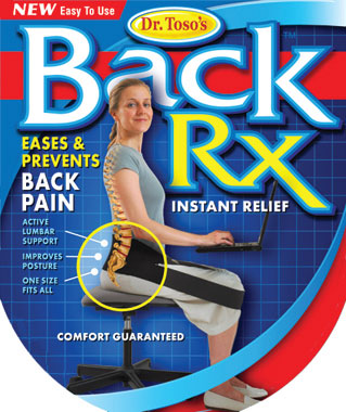 Picture of nadachair rx Active Back Support for Airlines or Long Car Trips