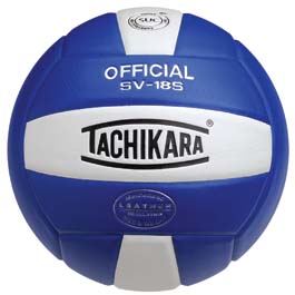 Picture of Tachikara SV18S.RYW Composite Leather Volleyball - Royal-White