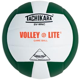 Picture of Tachikara SVMNC.DGW Volley-Lite Volleyball - Dark Green-White